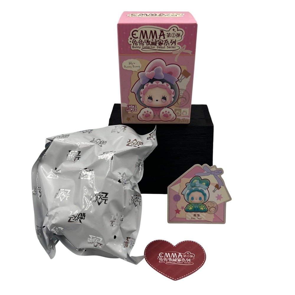 EMMA Bunny Collector Debut Series Vol 2 Rain Tear Figure Confirmed Open Box